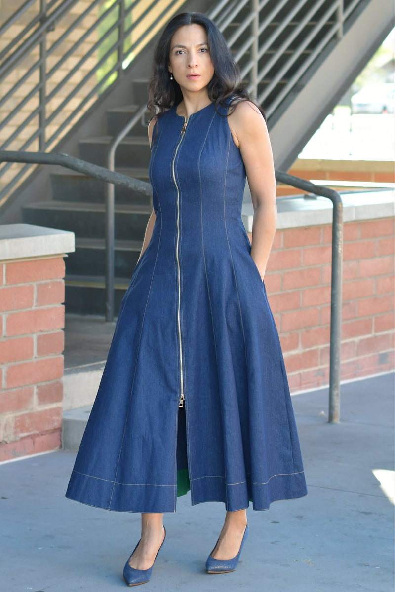 Indigo Grace Denim Dress