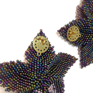 Orchid Kamentsa Earrings - Purple pale