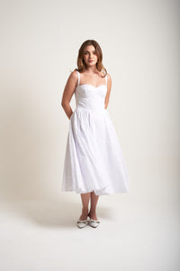 White Serenade Corset Dress