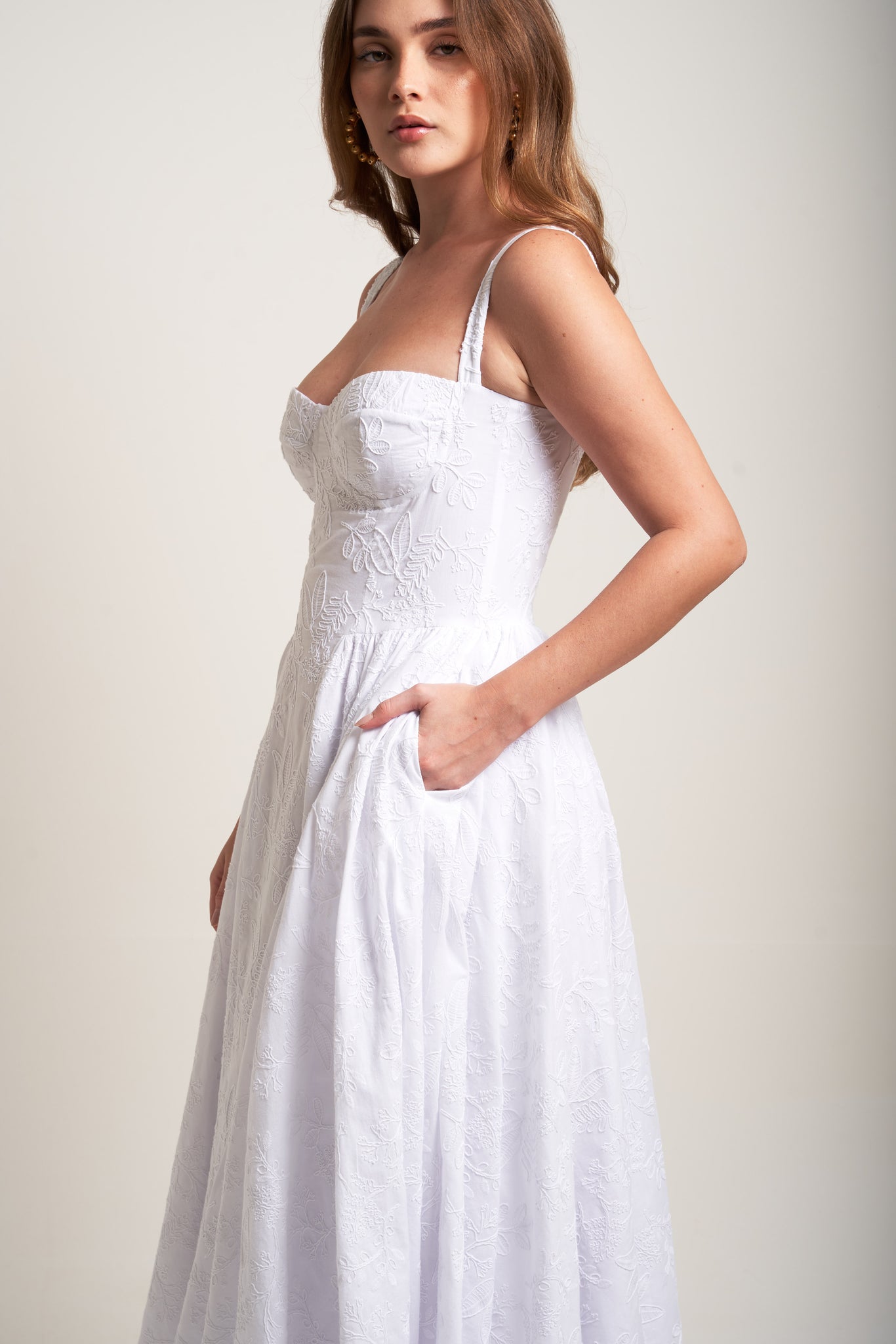 White Serenade Corset Dress JuaJua White Serenade Corset Dress JuaJua
