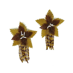 Orchid Kamentsa Earrings - Autumn