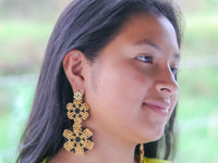 Model from the Embera Chami Comunity with nepono earrings