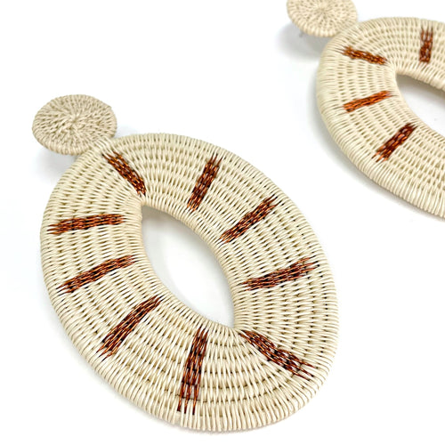 Ivory tears earrings