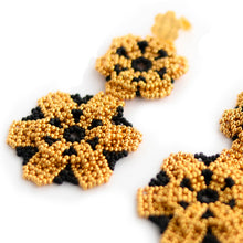 Nepono black earrings