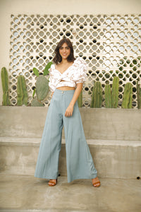 Palazzo cotton pants - Laurel