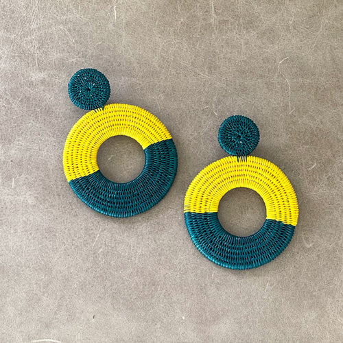 Green & Yellow earrings